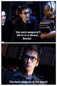 Books as weapons