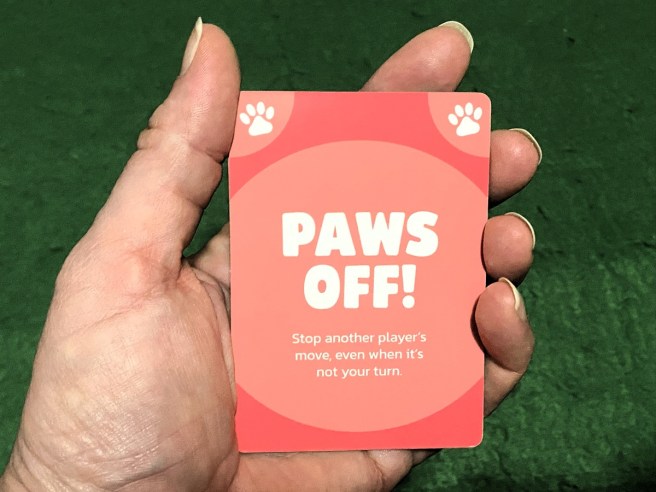 image of Paws Off card featured in the tabletop card game Panda Party