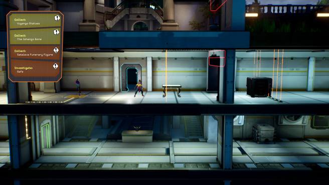 screenshot from Relooted video game featuring lay-out and planning for heist