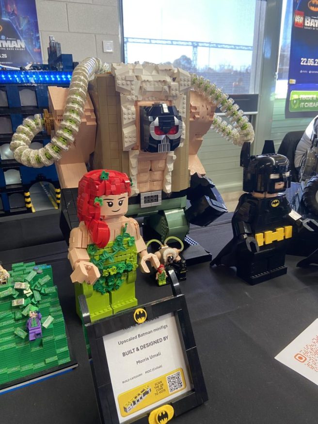 Picture of LEGO MOC of Mega Batman, Mega Poison Ivy and Mega Bane